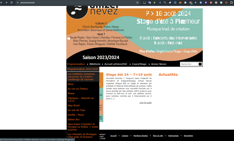 Old site outdated design