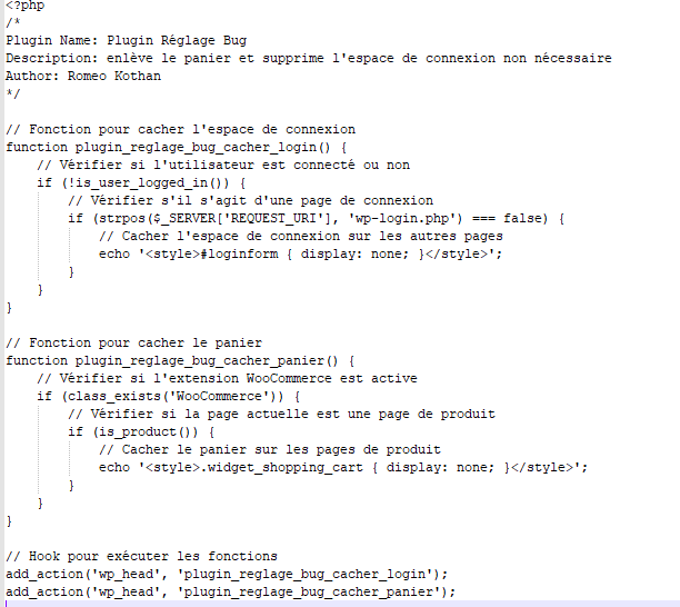 Custom plugin